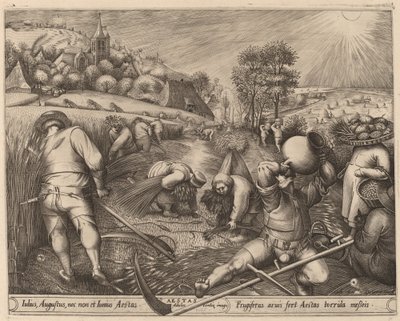 夏天 作者 彼得·范·德·海登（Pieter van der Heyden）仿照老彼得·勃鲁盖尔