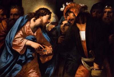 进贡，约 1650/60 年（布面油画） 作者 彼得罗 (1605 78) 德拉维奇亚