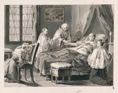 七大圣礼中的极乐圣事 作者 Pietro Antonio Novelli