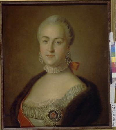 大叶公爵夫人叶卡捷琳娜·阿列克谢耶夫娜的肖像，1761年 作者 彼得罗·安东尼奥·罗塔里