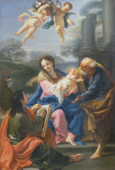 神圣家族与艺术家 作者 Pietro De Pietri
