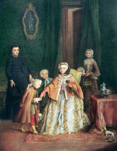 亲吻手 作者 彼得·隆吉（Pietro Longhi）