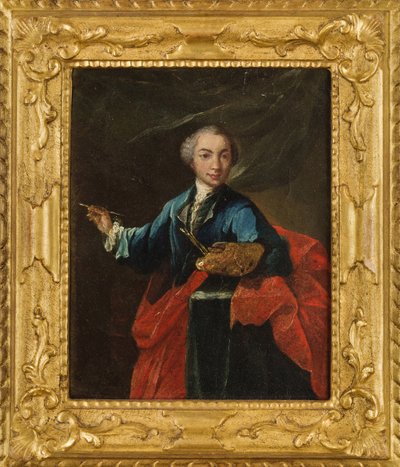 自画像c。 1750。 作者 彼得·隆吉（Pietro Longhi）