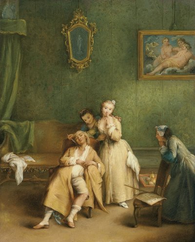 发痒c。 1755年 作者 彼得·隆吉（Pietro Longhi）