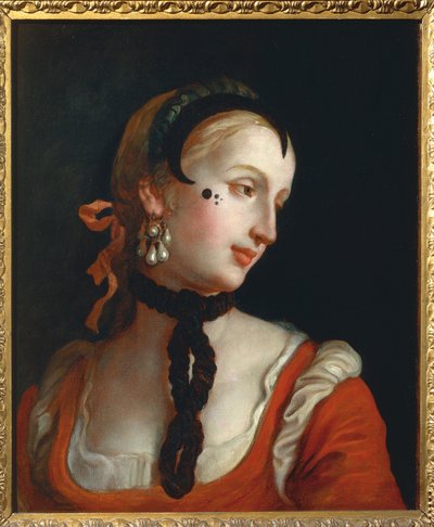 威尼斯。有美人痣的女人》，皮特罗-隆吉著 作者 彼得·隆吉（Pietro Longhi）