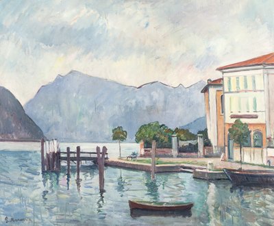伊塞奥湖，1932年 作者 彼得罗·马鲁西格