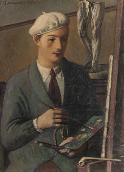 一位年轻画家的画象，1932年 作者 Pietro Marussig