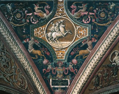 行星和怪诞的装饰图案 作者 彼得罗·佩鲁吉诺（Pietro Perugino）