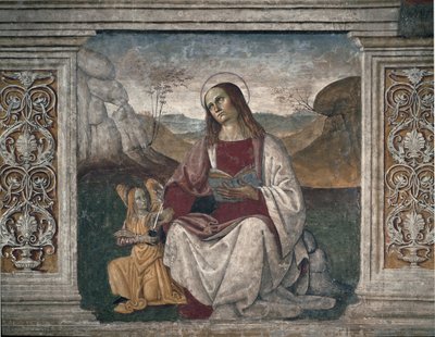 圣马太福音传道者（壁画 作者 彼得罗·佩鲁吉诺（Pietro Perugino）