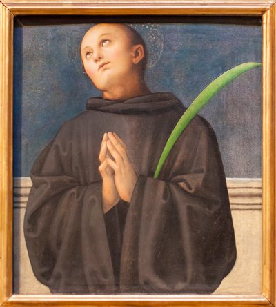 圣普拉西德（木板油画） 作者 彼得罗·佩鲁吉诺（Pietro Perugino）
