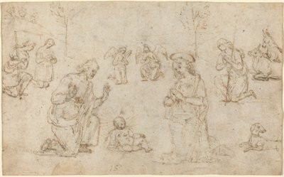 牧羊人的崇拜 作者 彼得罗·佩鲁吉诺（Pietro Perugino）