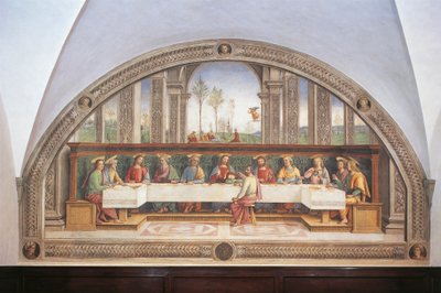 最后的晚餐 作者 彼得罗·佩鲁吉诺（Pietro Perugino）