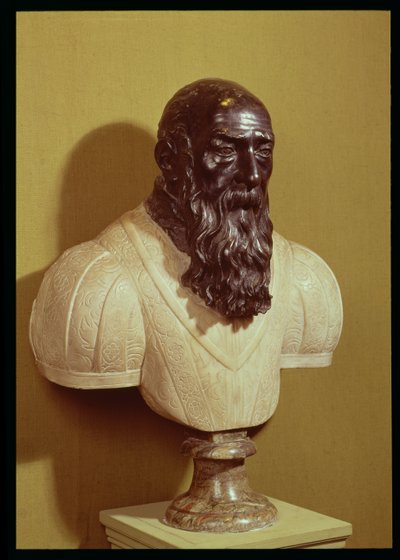 Jean de Bologna胸围（c.1529-1608）1608（青铜和大理石）的肖像 作者 Pietro Tacca