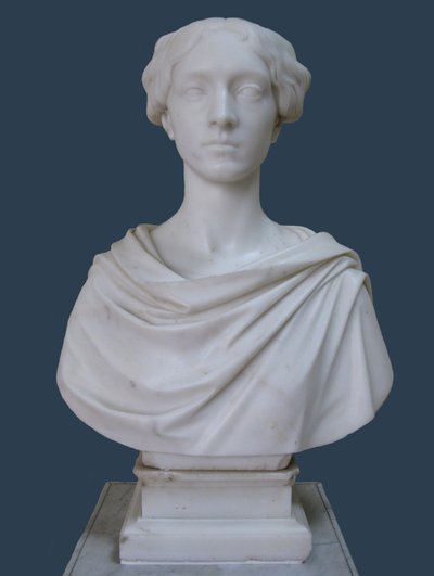 伯爵夫人塔蒂亚娜·斯特罗加诺娃的半身像，1853年 作者 彼得罗·特内里费岛