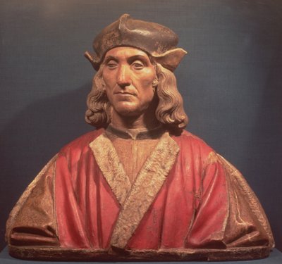亨利七世，1509-11（彩绘兵马俑） 作者 Pietro Torrigiano