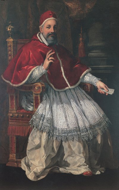 教皇乌尔班八世，约 1624-27 年（布面油画） 作者 Pietro da Cortona