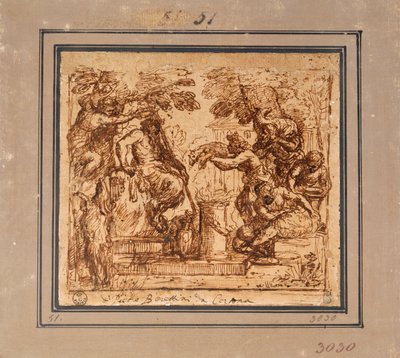 为提供给潘的研究 作者 Pietro da Cortona