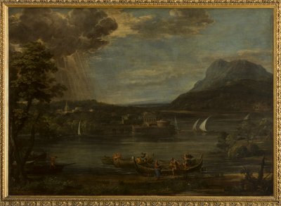 景观与圣彼得的召唤 作者 Pietro da Cortona