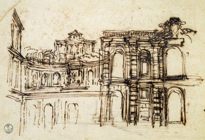 在佛罗伦萨皮蒂宫学习戏剧，由 Pietro Berrettini 称为 Pietro da Cortona（1596-1669），意大利 作者 Pietro da Cortona