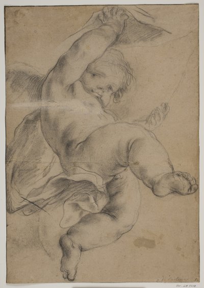 飞天托举帷幕 作者 Pietro da Cortona