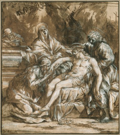 哀悼死去的基督 作者 Pietro da Cortona
