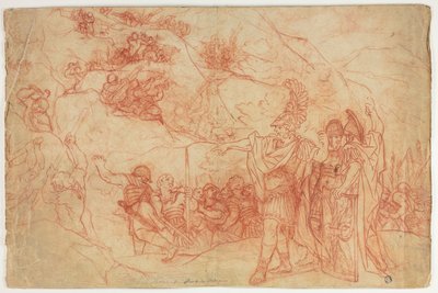 罗马指挥官下令进攻 作者 Pietro da Cortona