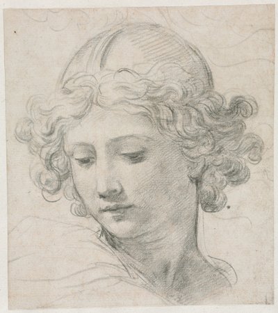 1633年为圣迈克尔校长研究。 作者 Pietro da Cortona