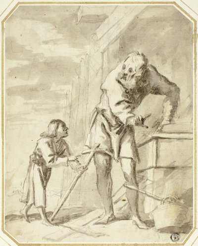 圣约瑟夫与木工店里的耶稣圣婴 作者 Pietro della Vecchia