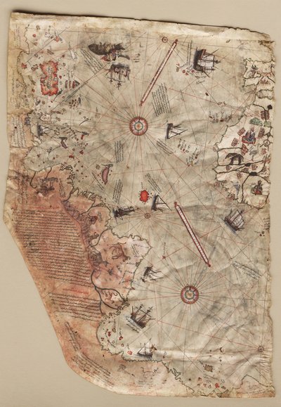 皮里-雷斯世界地图，1513 年 作者 皮里雷斯