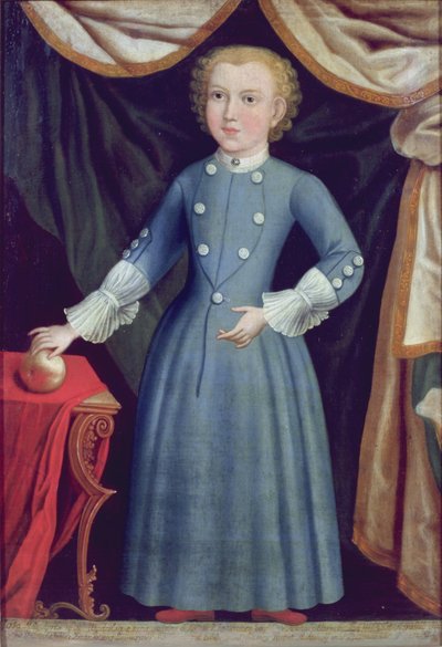 1754年Kizimierz Zawiszna的肖像 作者 Polish School