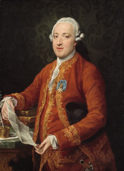 唐-何塞-莫尼诺-雷东多，弗洛里达布兰卡伯爵，约1776年。 作者 庞培·巴托尼