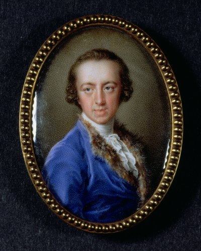 Horace Walpole的肖像，（1717-97） 作者 庞培·吉罗拉莫·巴托尼