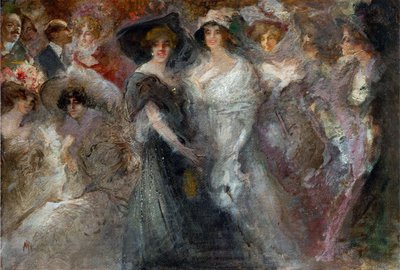 输在蒙特卡洛 (perdu a Monte Carlo) 帕马里亚尼、蓬佩奥 (1857-1927)。 纸板上的油，尺寸：49x70，c。 1909 年，私人收藏 作者 蓬佩奥·马里亚尼