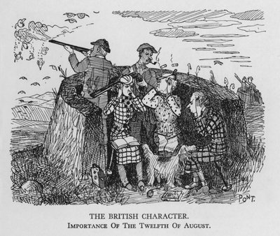 The British character; Importance of the Twelfth of August (litho) 作者 蓬