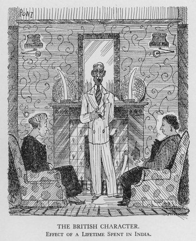 英国人的性格；在印度度过的一生的影响（石版）。 作者 蓬
