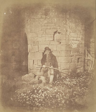 老猎手》，约1844年。 作者 可能是大卫·金尼布鲁克。