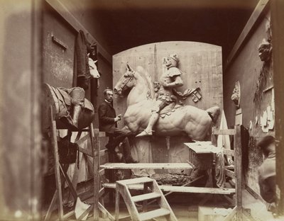 [Emmanuel Frémiet]，19世纪80年代至90年代。 作者 可能是埃德蒙·贝纳德 (Edmond Bénard)