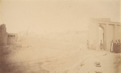 [TABRIZ景观]，19世纪40-60年代。 作者 可能是路易吉·佩斯 (Luigi Pesce) 的作品。