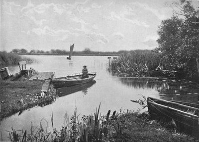 Wroxham Broad，诺福克，c1896 作者 普尔顿公司