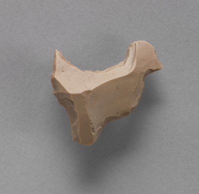 火石呈鸟状，公元前4000-3000年 作者 埃及前王朝时期