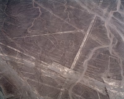 Aerial view of Nazca Lines (photography 作者 史前史前