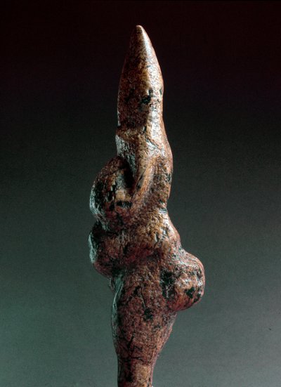 史前史：维纳斯·德·萨维尼亚诺（Venus de Savignano），1925 年在 Savignano sul Panaro 发现的拟人石刻雕塑。 旧石器时代晚期，石器时代高度：22 厘米。 Museo Nazionale Preistorico Etnografico Luigi Pigorini（史前史和民族志博物馆），意大利罗马。 作者 史前史前