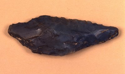 在Isolino di Varese（意大利）发现的石制箭头。 作者 史前史前