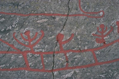 瑞典，Vastra Gotaland 县，Norrkoping，Tanum 或 Tanumshede 岩石雕刻 作者 史前史前