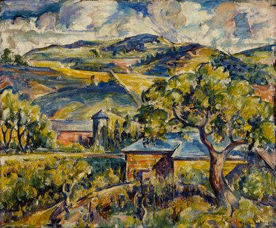 缅因州风景，c.1917-21 作者 威廉·普雷斯顿·狄金森