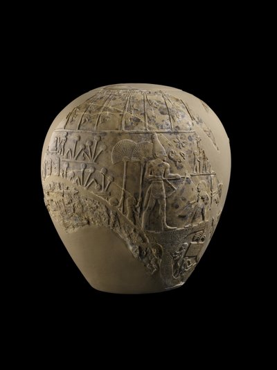 蝎子王的锤头，公元前3100-3000（石灰石） 作者 Protodynastic Period Egyptian