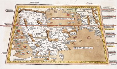 第六届亚洲Tabula，1541年 作者 托勒密