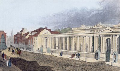 Carlton House，来自&39;Ackermann的艺术，文学，商业，制造，时尚和政治知识库&39;，1809年出版（aquatint） 作者 普金和罗兰森