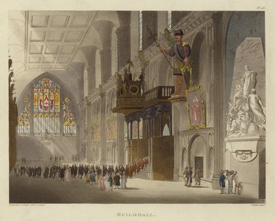 市政厅 作者 Pugin and Rowlandson