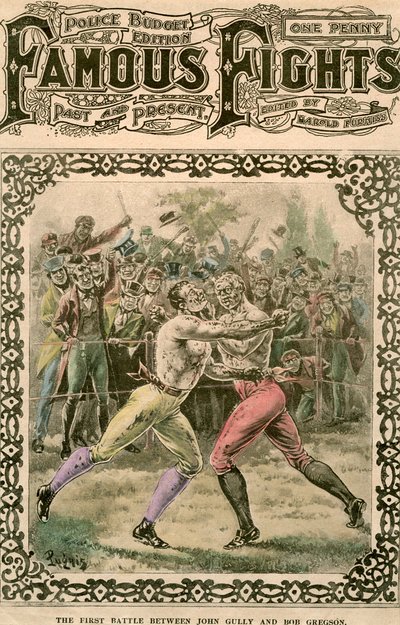 约翰·古利（John Gully）和鲍勃·格雷格森（Bob Gregson）之间的第一次战斗，是19世纪末20世纪初。 作者 普格尼斯